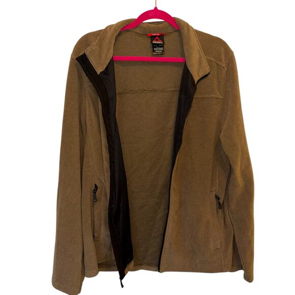 GERRY men’s mixed media polyester fleece  jacket, large - Picture 3 of 8